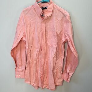 Kirkland Signature Pink Dress Shirt Elegant Cotton Blend